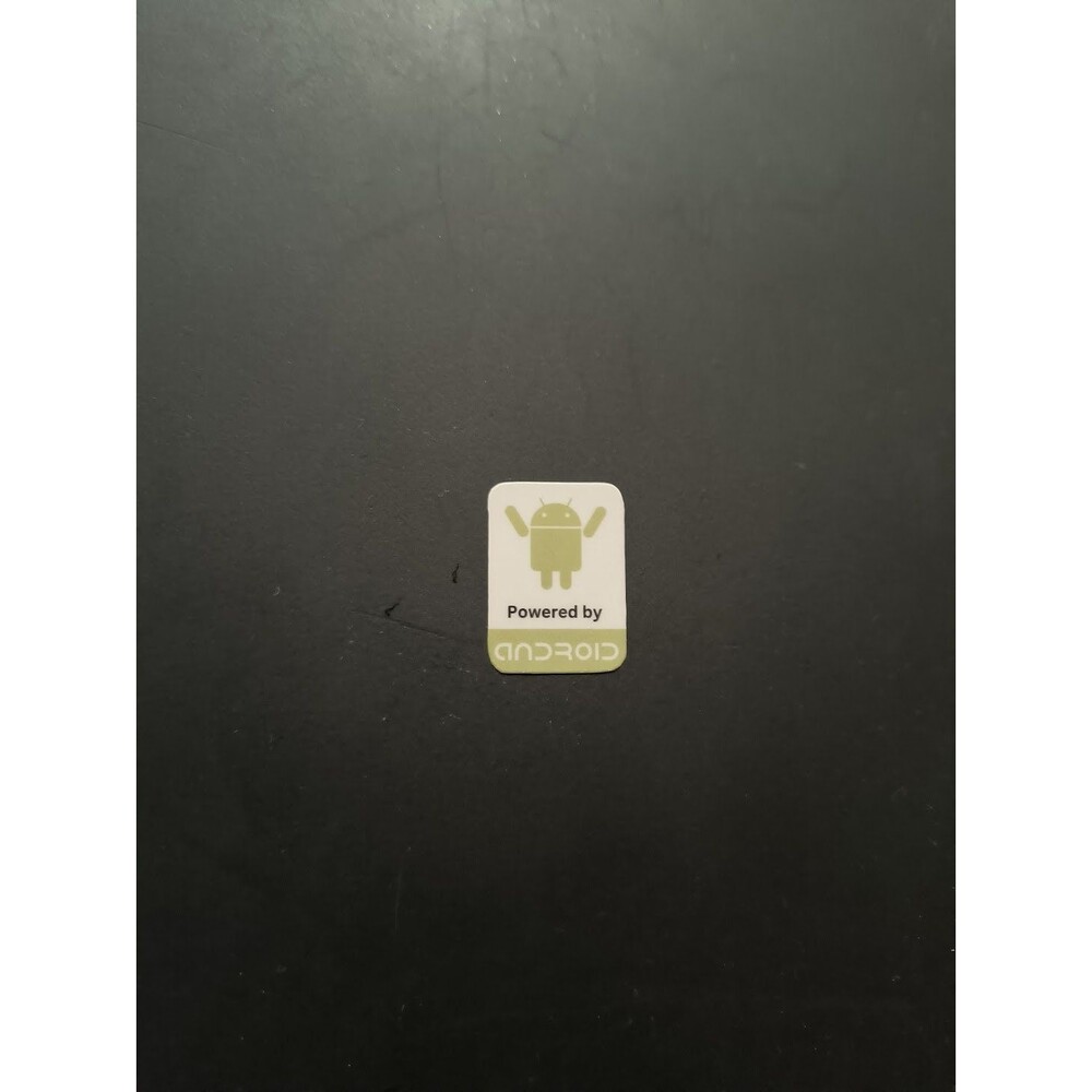 6x Powered By Android Sticker Decals Waterproof Vinyl
